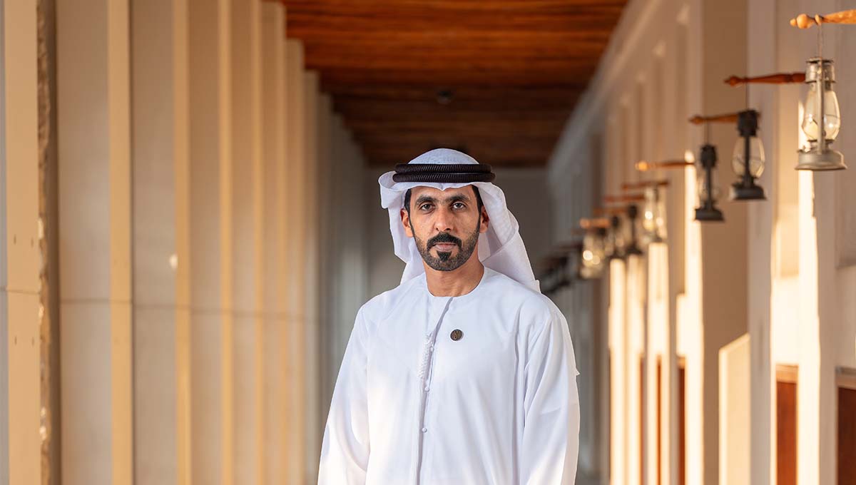 سالم حمد المنصوري وفاطمة ماجد المنصوري